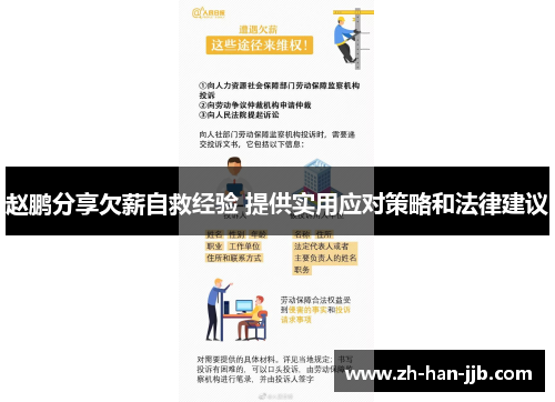 赵鹏分享欠薪自救经验 提供实用应对策略和法律建议